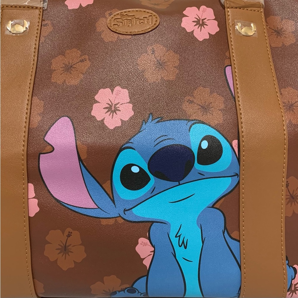 Disney Stitch Wheeled Duffle Carry-On Travel Bag-New - Picture 13 of 13